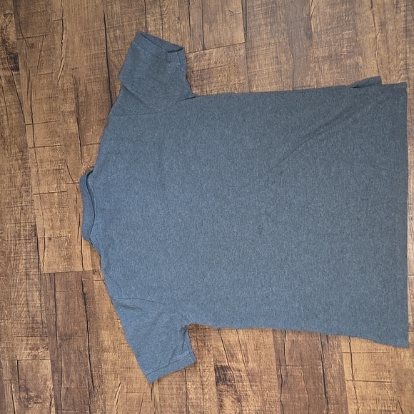 Vintage Polo Ralph Lauren Charcoal Polo Gold Crest 3 on Sleeve Y2K Cotton Large - Picture 6 of 6